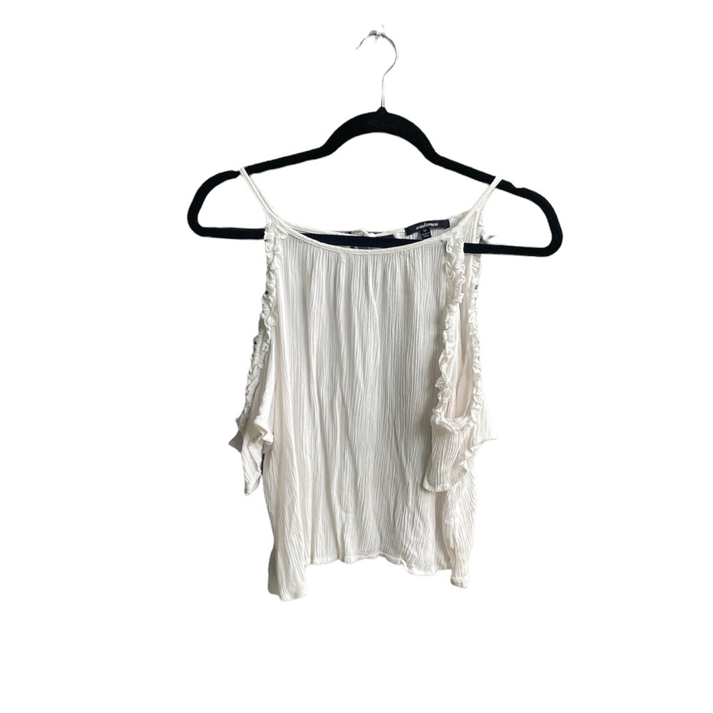 White off the shoulder shirt